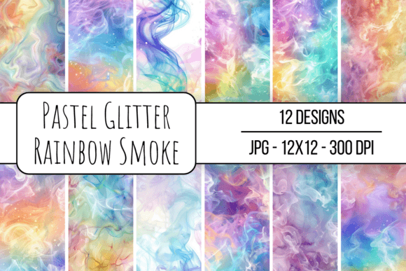 Elevating Digital Design with Pastel Glitter Rainbow Smoke: A Strategic Asset for Modern Creators