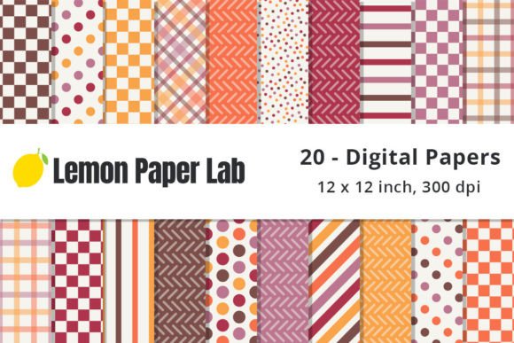 Embrace the Warmth of Autumn with Brown, Red, Orange, Yellow Pink Papers