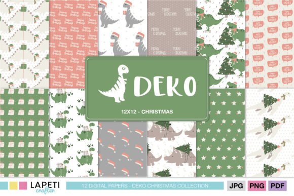 Festive Dino Christmas Digital Paper: A Practical Evaluation for Holiday Creators