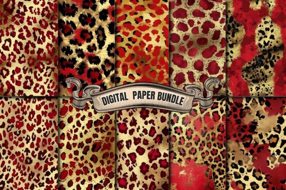 Gold and Red Leopard Digital Paper: A Strategic Asset for Modern Creative Workflows