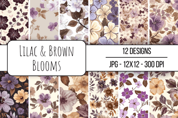 Lilac Brown Blooms Seamless Pattern: A Guide to Smart Digital Design Choices
