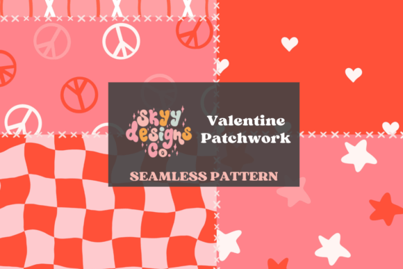 Valentine Patchwork Seamless Pattern: A Versatile Design for Creative Projects